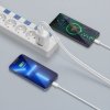 Ładowarka Sieciowa Tech-Protect NCA45W-GaN 2-Port PD 45W QC3.0+ Kabel USB-C White